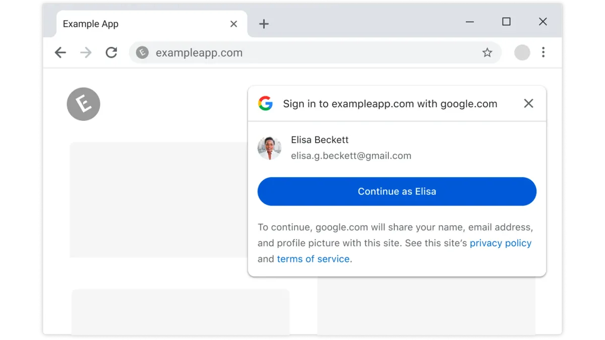 Google Identity services to transition to privacy-focused Sign-in with FedCM