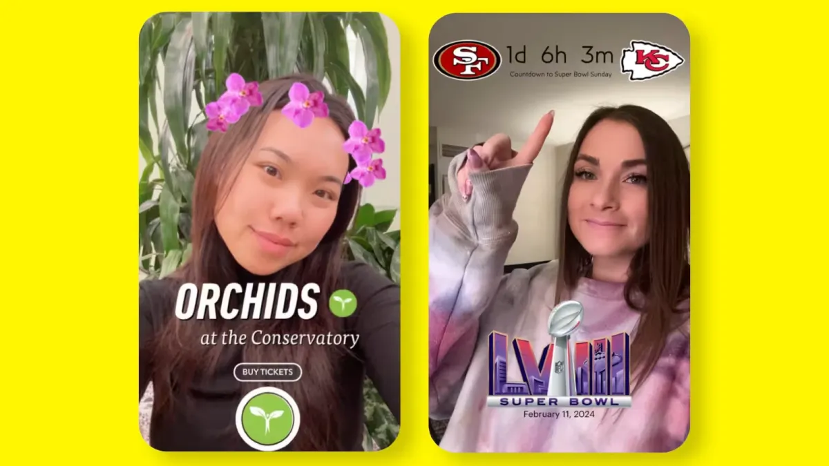 Snapchat expands AR advertising options with Sponsored AR Filters