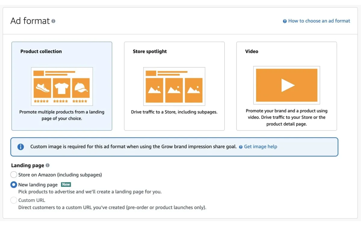 Amazon introduces new landing page option for Sponsored Brands campaigns