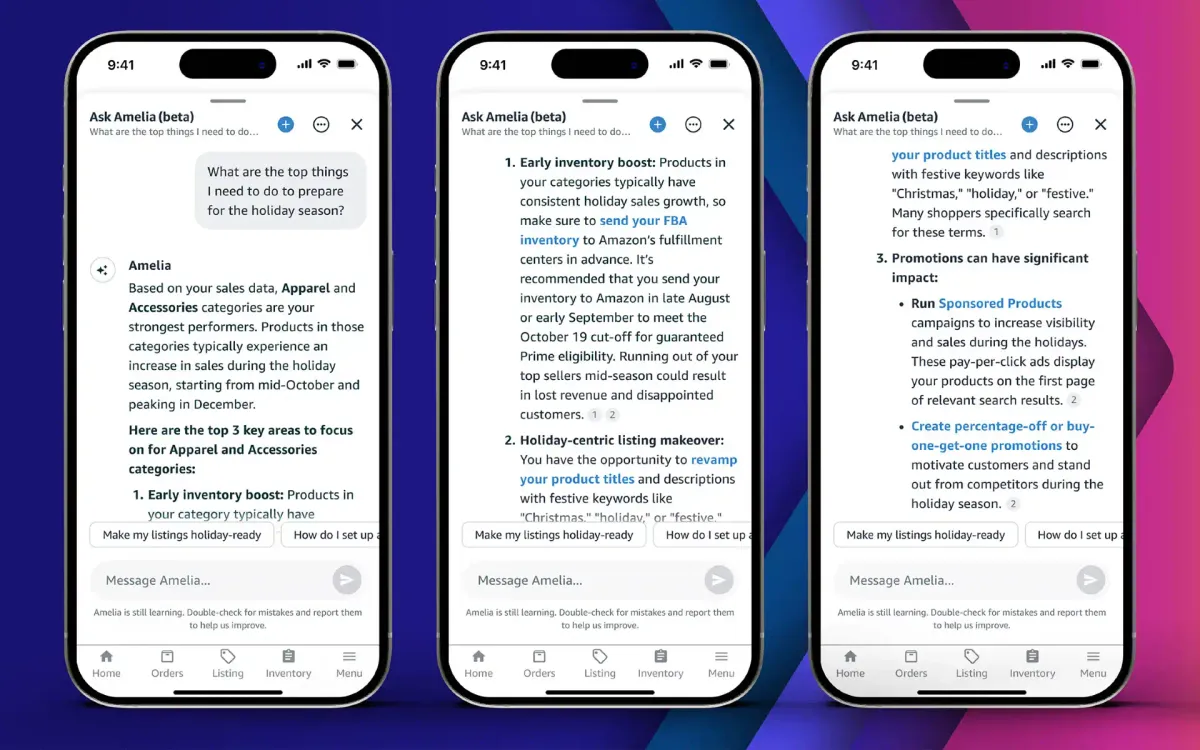 Amazon unveils AI-powered assistant to boost seller productivity and growth