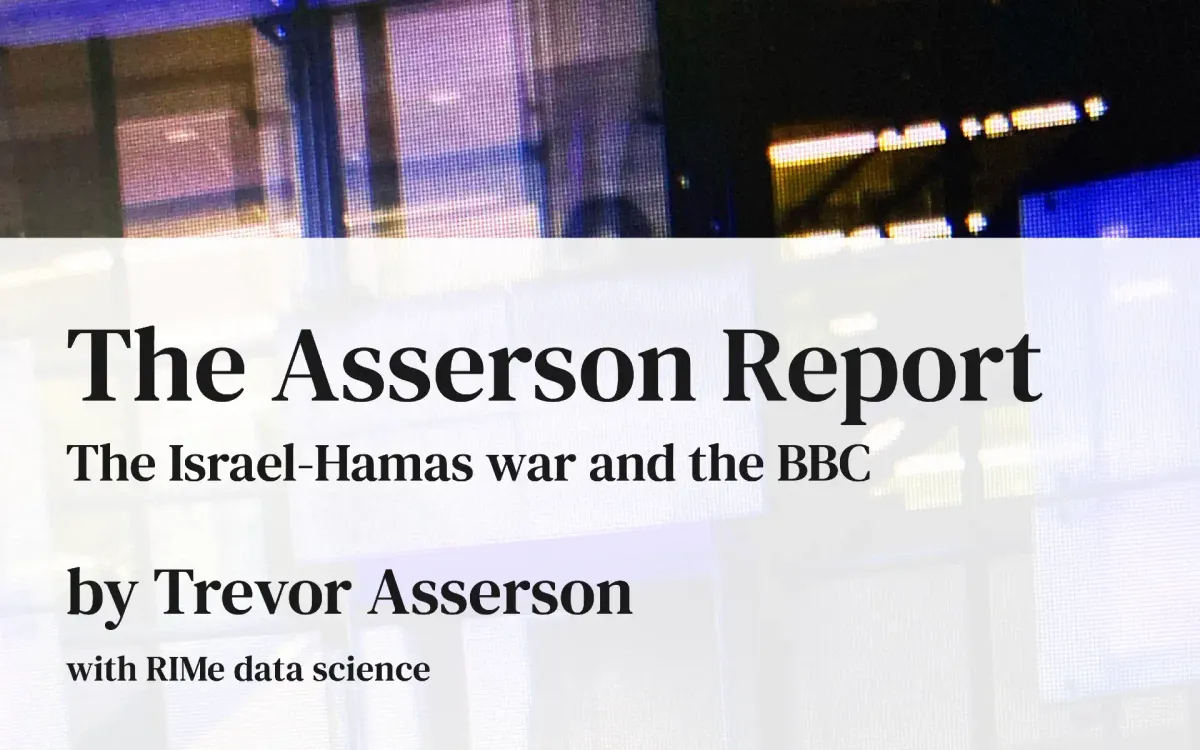 Report finds significant bias in BBC's coverage of Israel-Hamas war