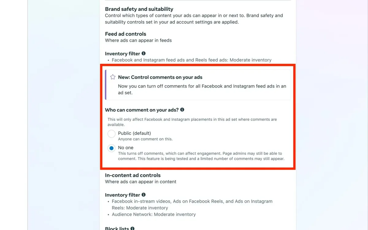 Meta introduces Comment Controls for Facebook and Instagram advertisers