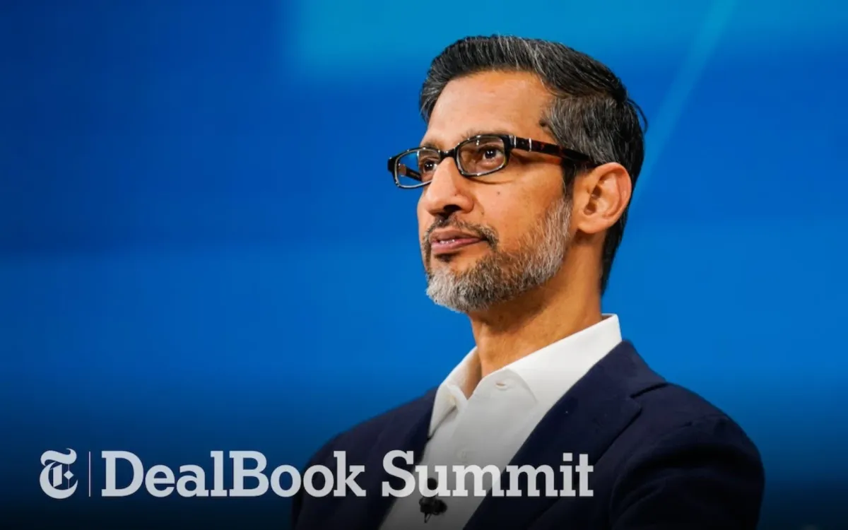 Google deepens AI focus while facing antitrust scrutiny, CEO says at DealBook Summit