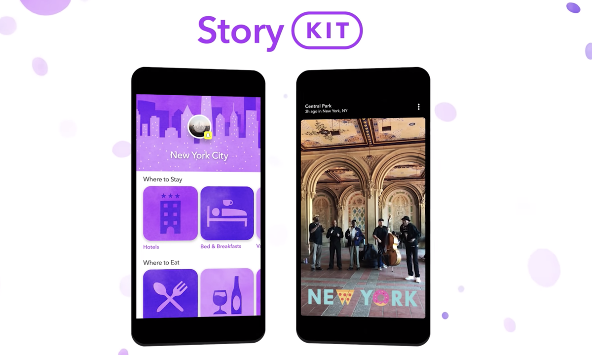 Snap App Stories now available on third party apps