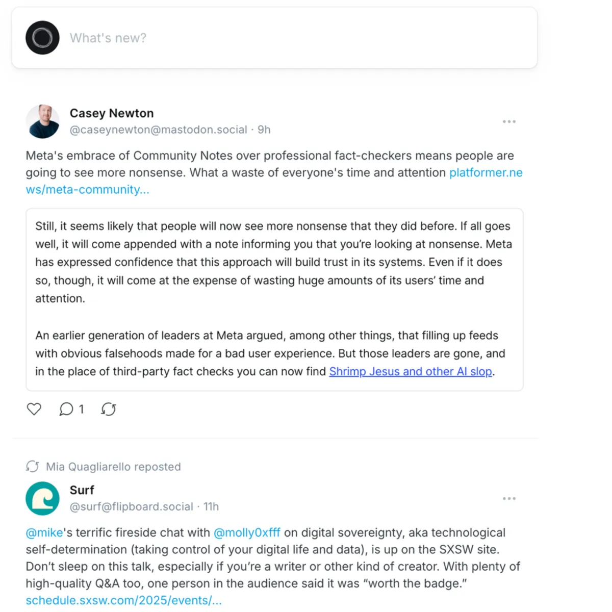 Ghost introduces social web integration