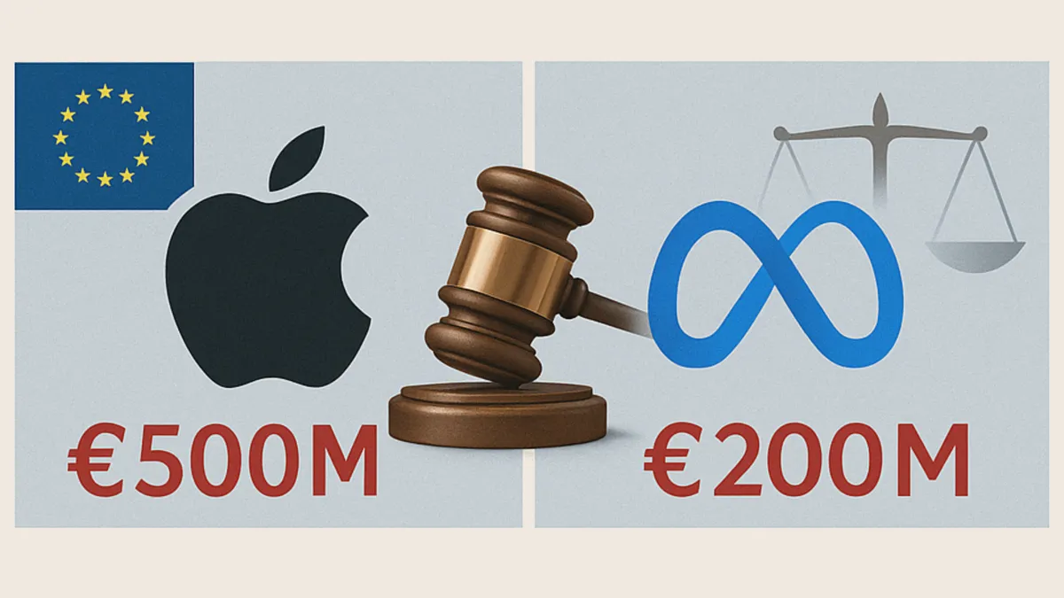Tech giants hit with €700 million in fines for DMA violations