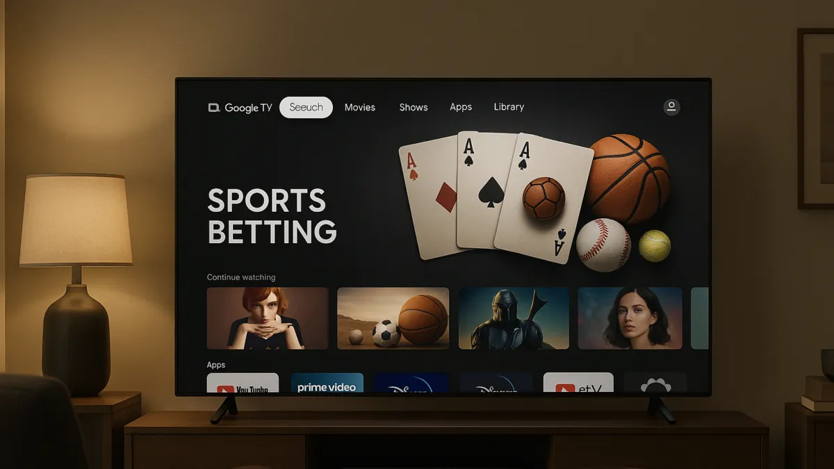Google TV Masthead to allow sports betting ads starting April 30