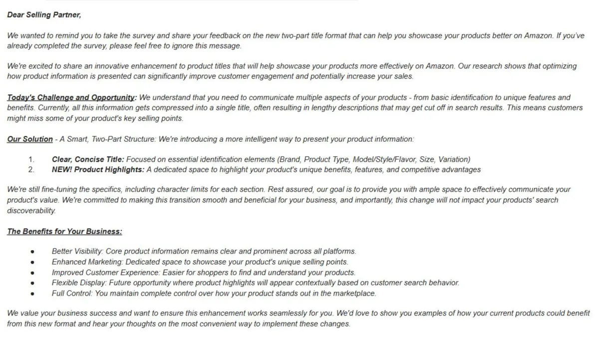 Amazon introduces two-part product titles for sellers