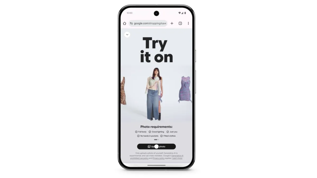 Google launches AI Mode with virtual try-on using personal photos