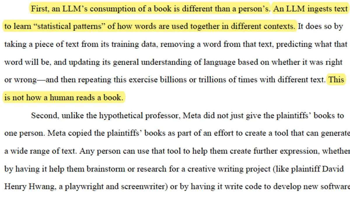 Court rules Meta used copyrighted books legally for AI training