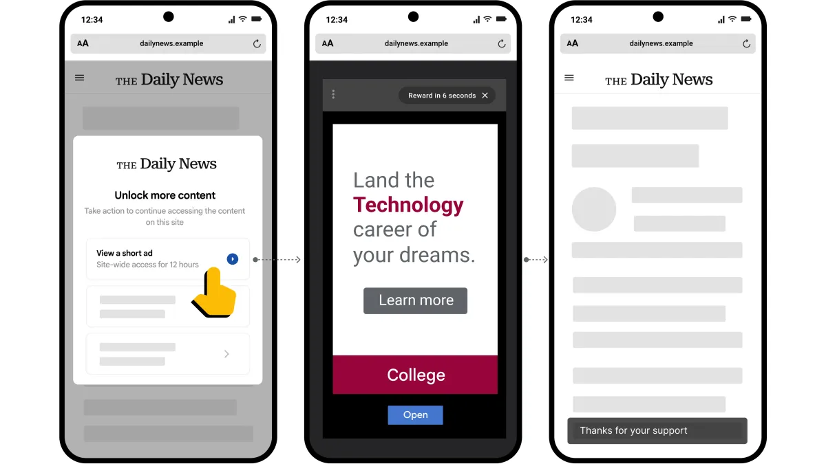 Google unveils Offerwall to expand publisher monetization options