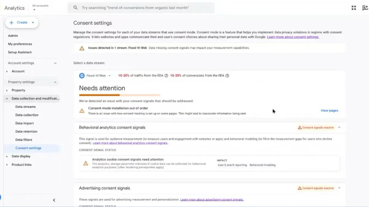 Google adds Tag Diagnostics to Analytics consent settings hub