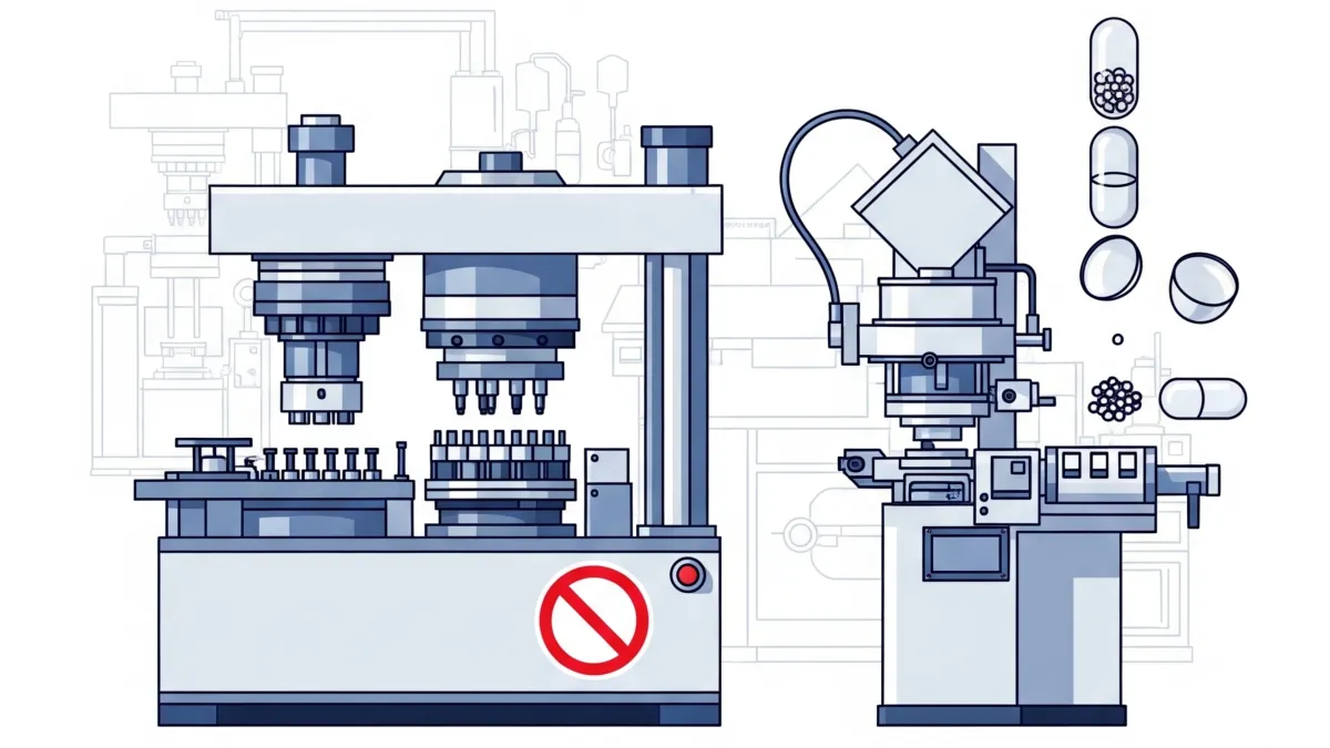 Google restricts pill press equipment ads effective September 2025