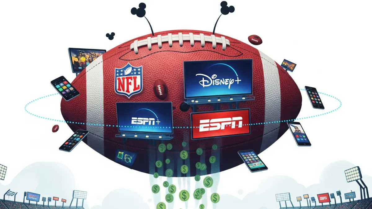 Disney expands streaming advertising reach through NFL partnership