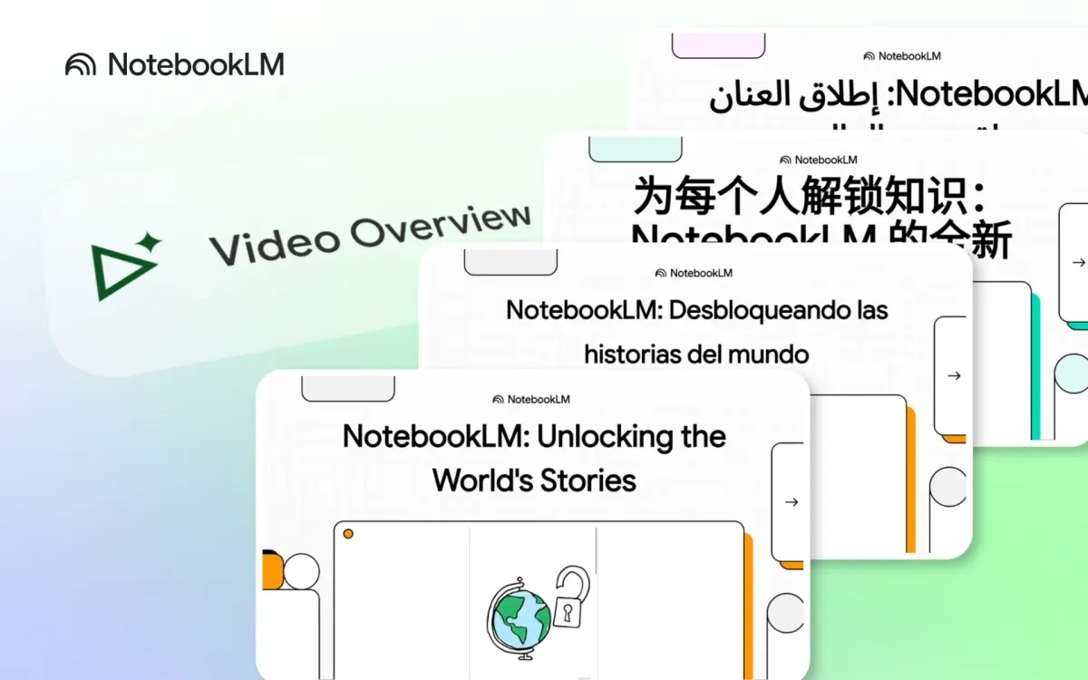 Google expands NotebookLM video overviews to 80 languages worldwide