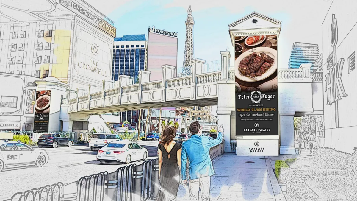 Vegas Strip Tower Network: LED displays launch this fall