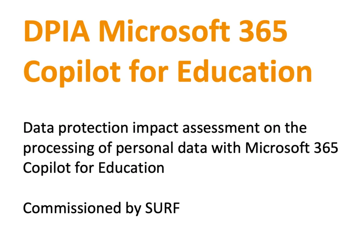 SURF downgrades Microsoft Copilot education risks to medium while privacy concerns persist