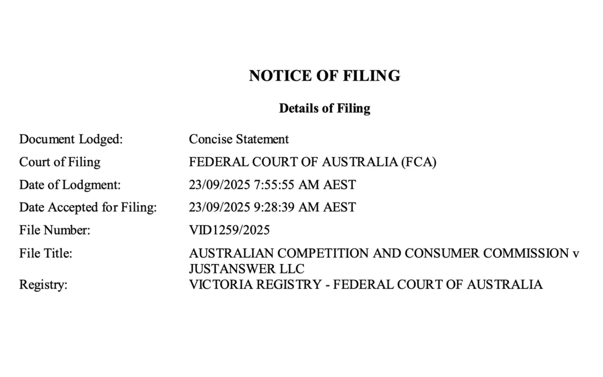 ACCC takes JustAnswer to court over alleged subscription trap and misleading pricing