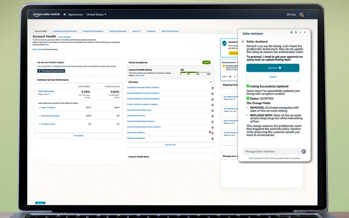 Amazon introduces agentic AI across seller platform