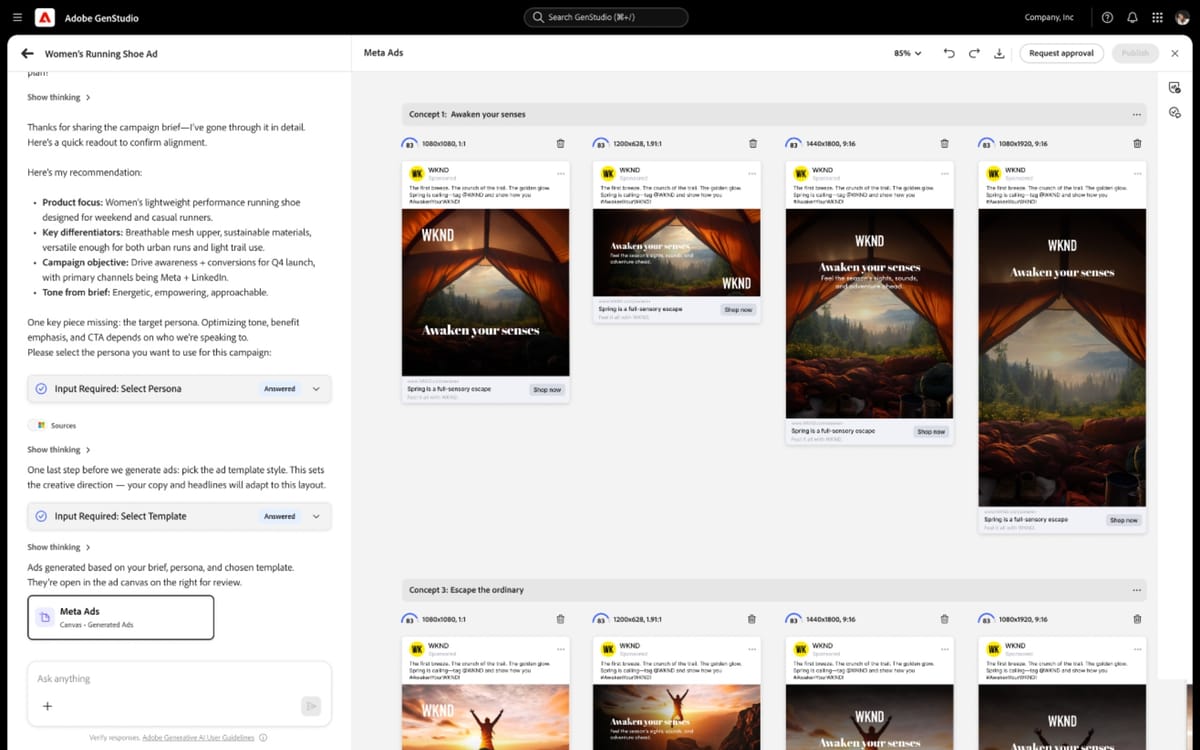 Adobe expands GenStudio with custom AI models and ad platform integrations