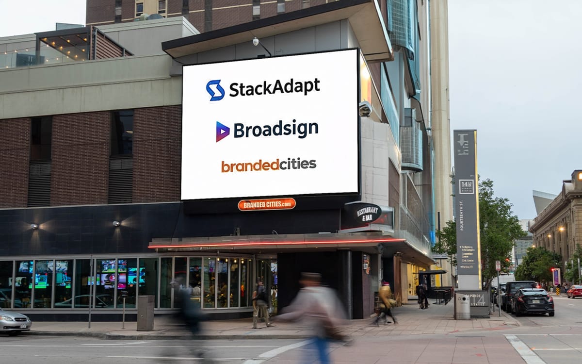 Broadsign enables advance DOOH booking through StackAdapt partnership