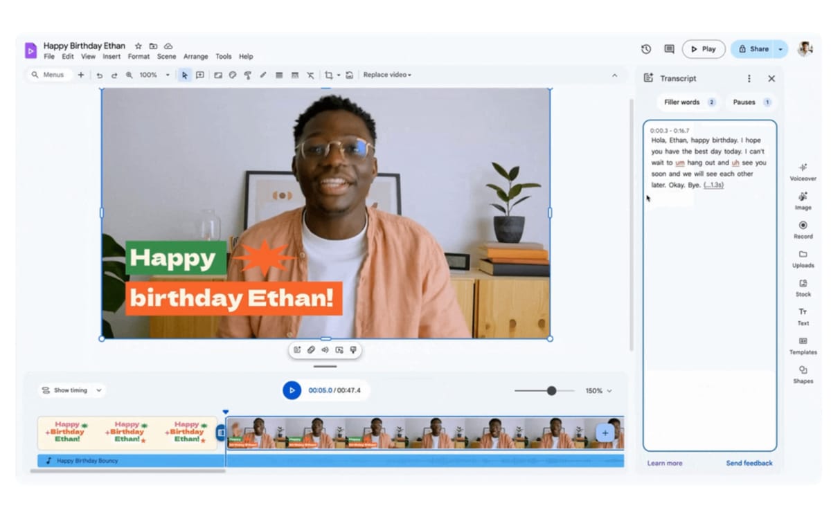 Google expands free access to AI video creation tools in Vids