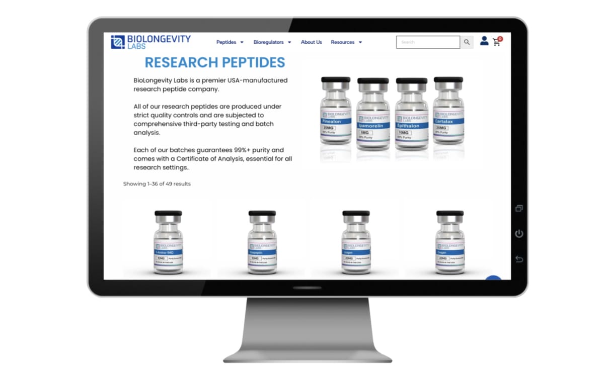Unapproved peptides ads surge 208% as marketplaces see 276% sales growth