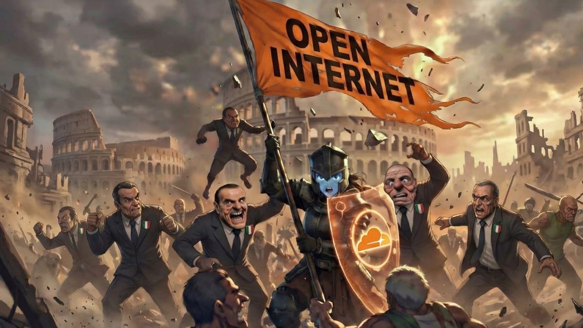 Cloudflare faces €14.2 million fine from Italian regulator over piracy enforcement