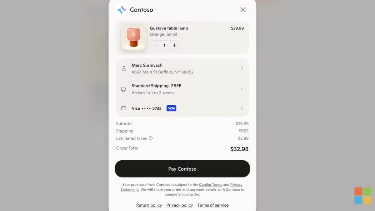 Microsoft launches checkout inside Copilot as AI commerce battle intensifies