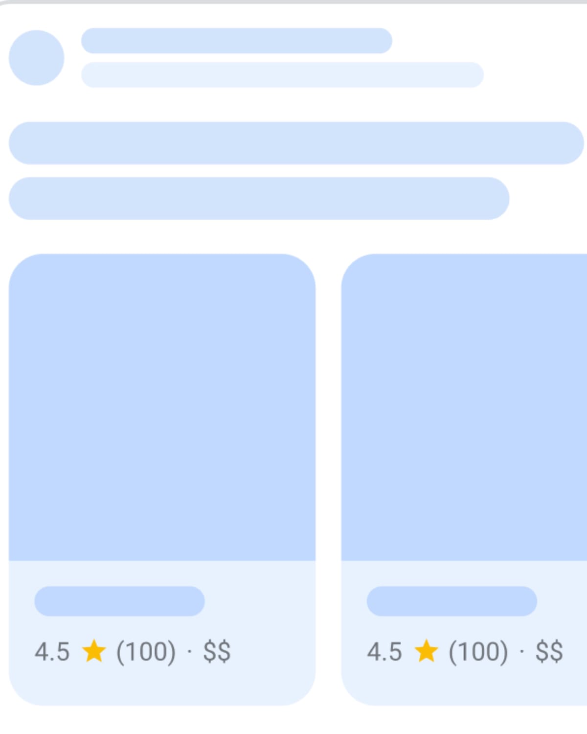 Google's South African carousel adds food delivery and car hire queries