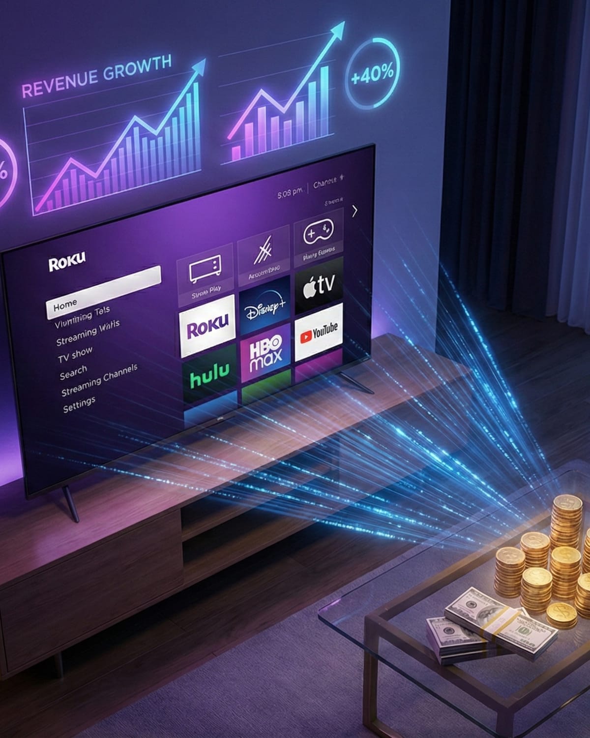 Roku reaches profitability milestone with $1.22B platform revenue in Q4