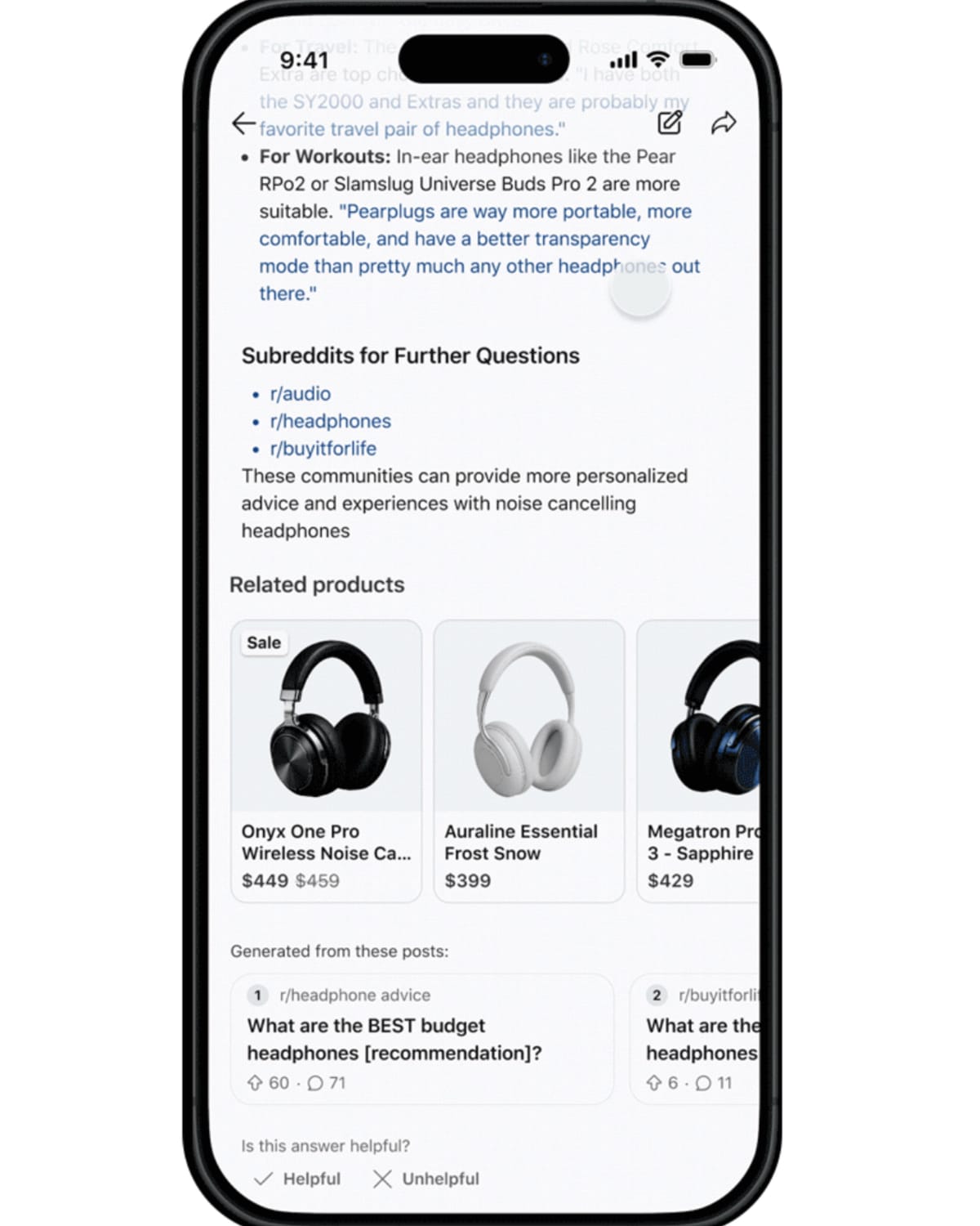 Reddit tests AI shopping carousels in search, using DPA partner catalogs