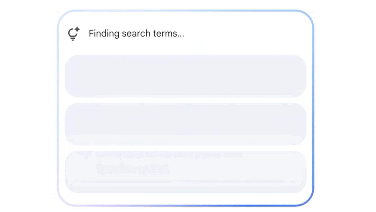 Google Trends Gemini Explore page lands on mobile web