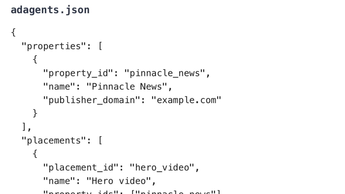 ads.txt is ten years old. adagents.json wants to replace it