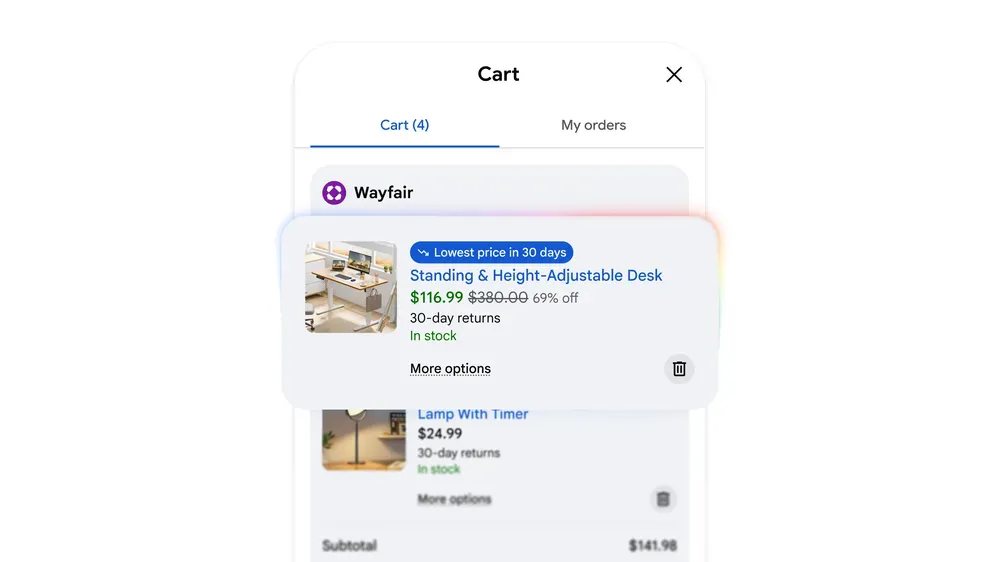 Google's Universal Cart wants to follow you everywhere you shop