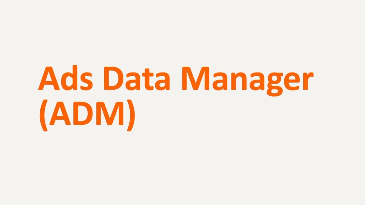 Amazon Ads Data Manager: what ADM actually does and how to plug it in