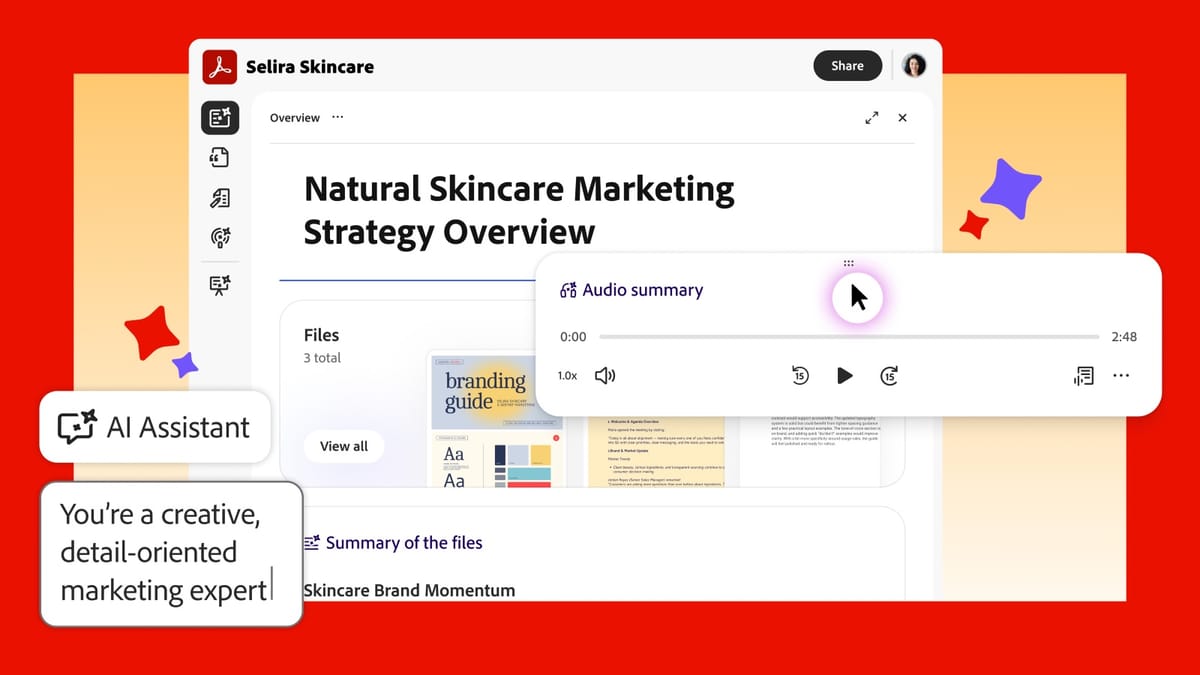 Adobe's productivity agent turns PDFs into interactive experiences with AI