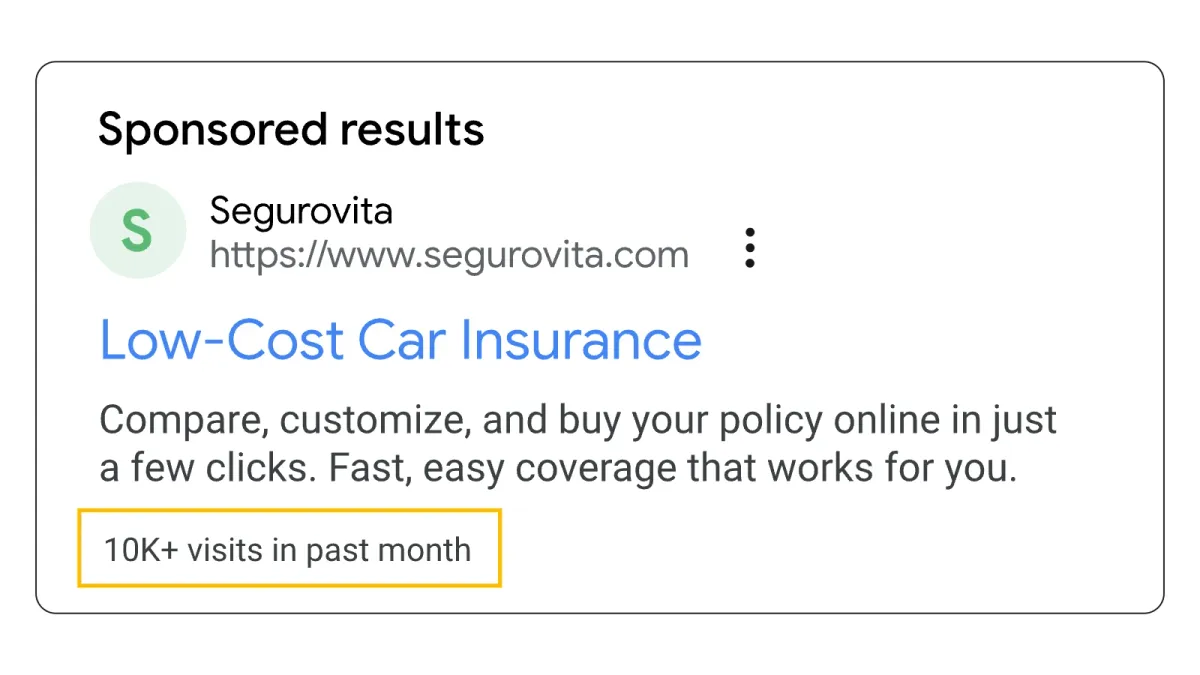 Google site visits asset now official: what it means for Search and PMax ads