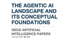 OECD Artificial Intelligence Papers No. 56 cover, February 2026, on agentic AI landscape.