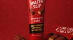 Durex Singapore's "Wafer Slip Chocolatey Lube" parody product, mocking KitKat's stolen chocolate heist.