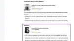 Google AI Mode showing a sponsored KitchenAid listing between organic coffee maker results.