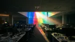 Empty publisher newsroom bathed in Google's colours as search traffic dependency drains revenue