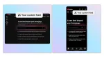 YouTube custom feed prompt interface on desktop and mobile, showing suggested prompts on Home tab