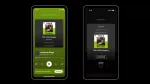 Spotify mobile screens showing an American Eagle sponsored ad format in the Now Playing view