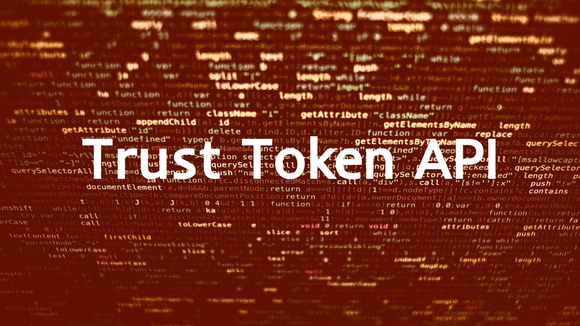 Trust Token API
