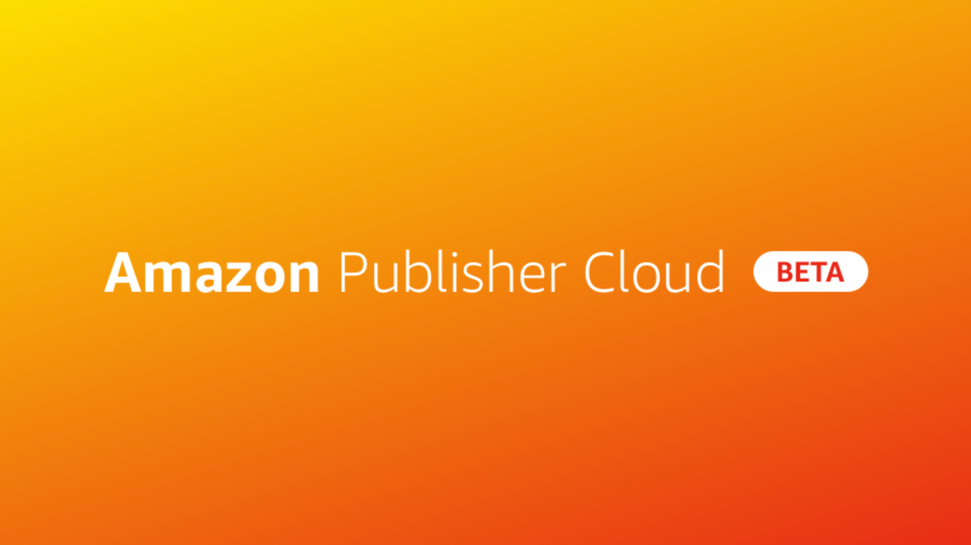 Amazon Publisher Cloud