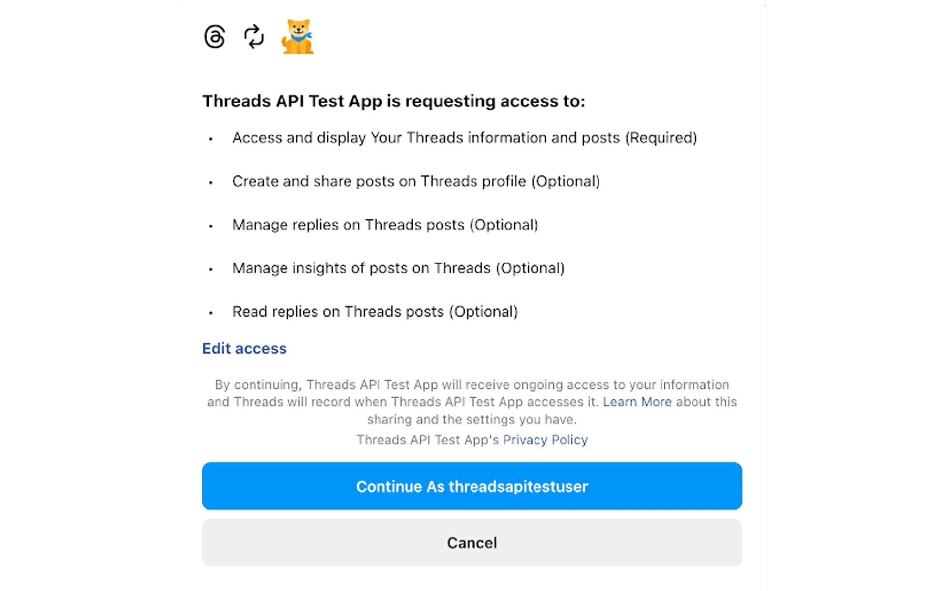 Threads API