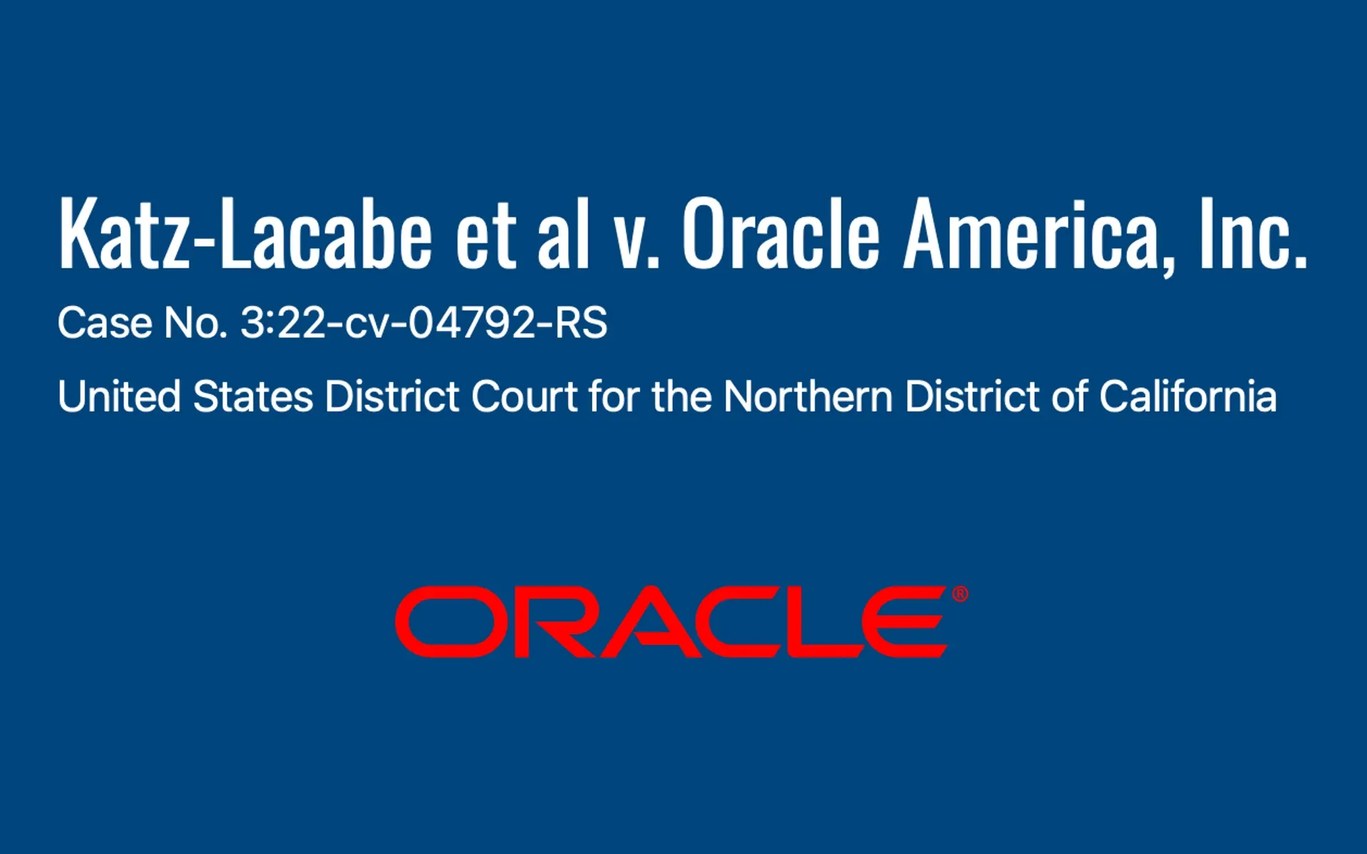 katz-lacabe et al v. oracle america, inc.