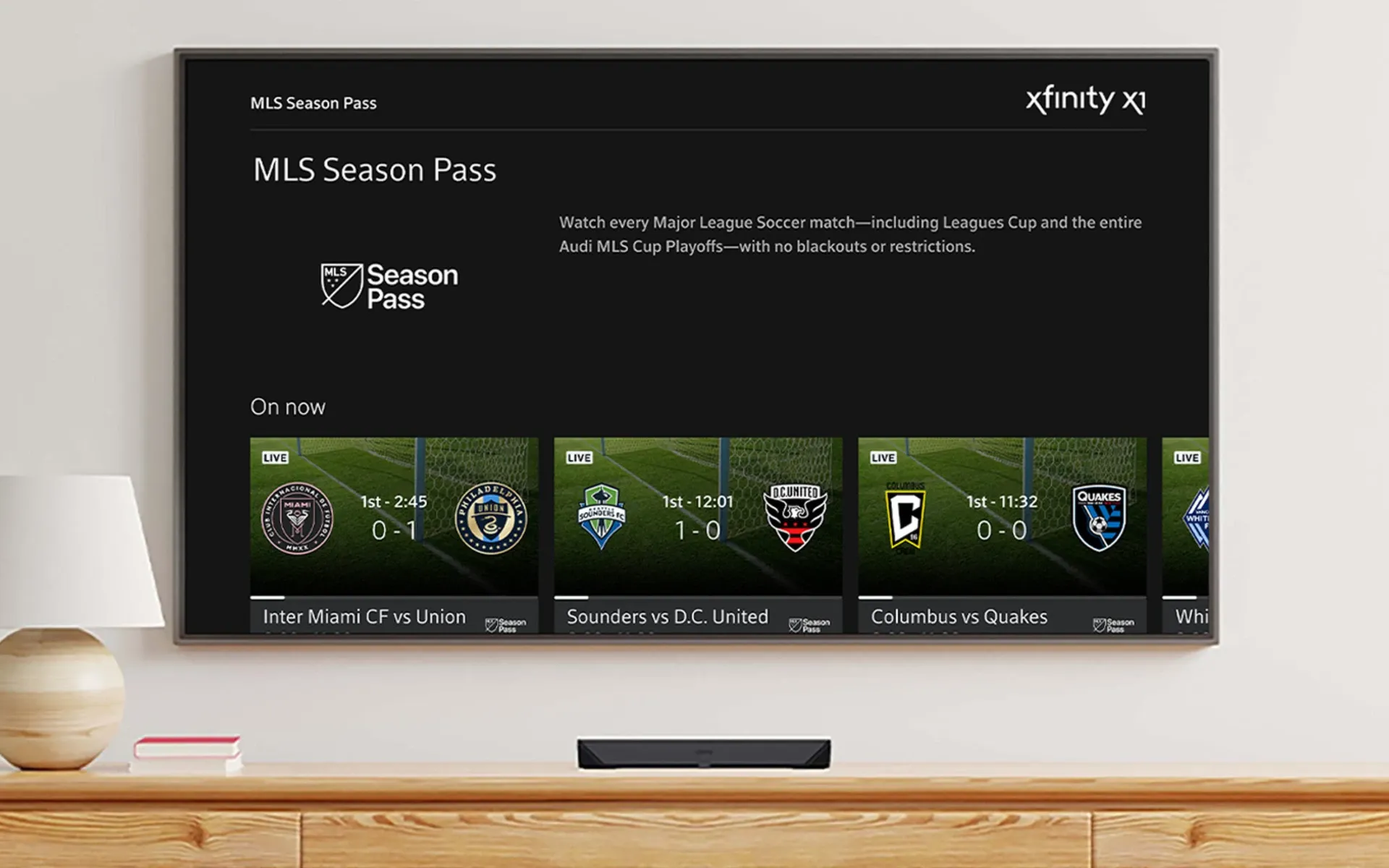 Comcast set to integrate MLS Season Pass into Xfinity platform