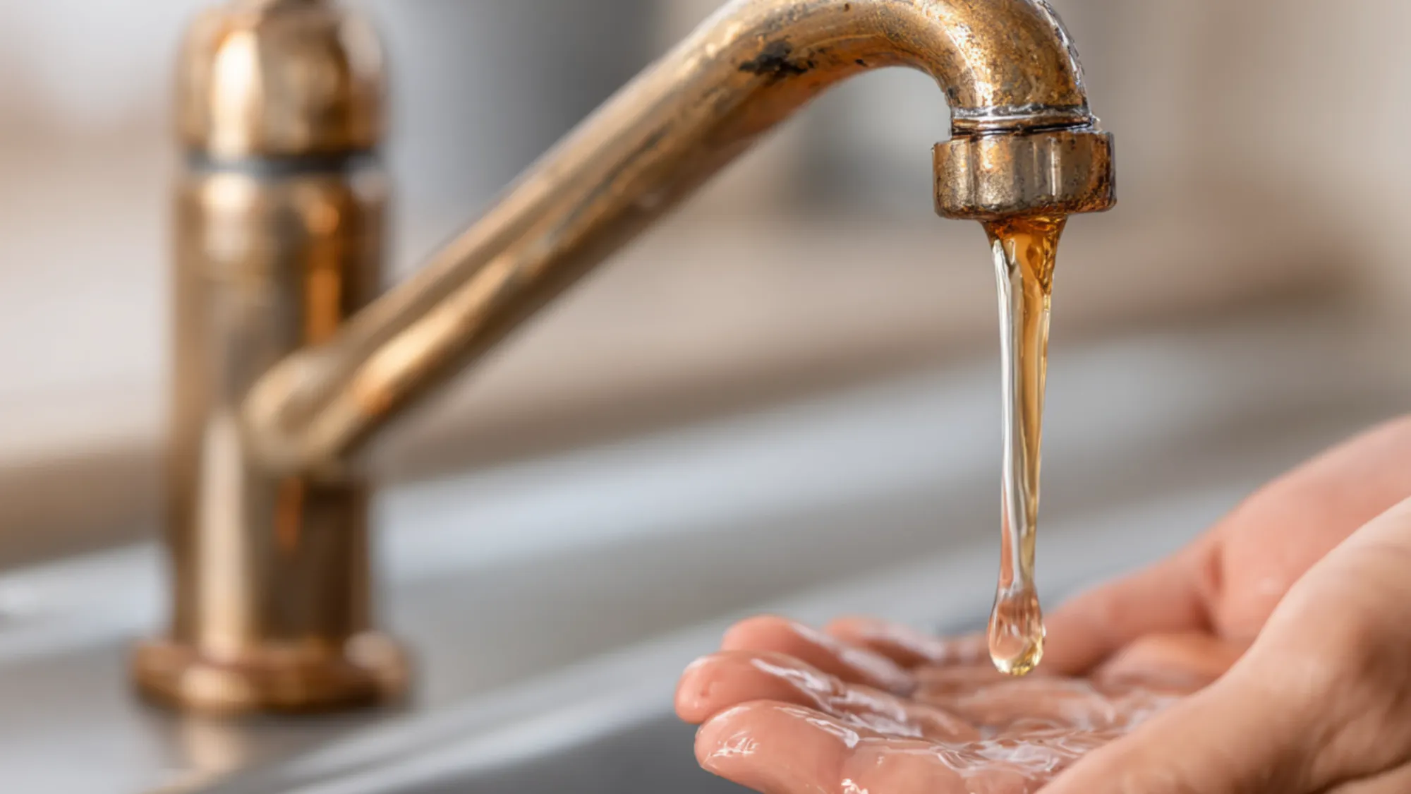 Contaminated tap water trickles from faucet as Meta data center impacts Newton County water supply